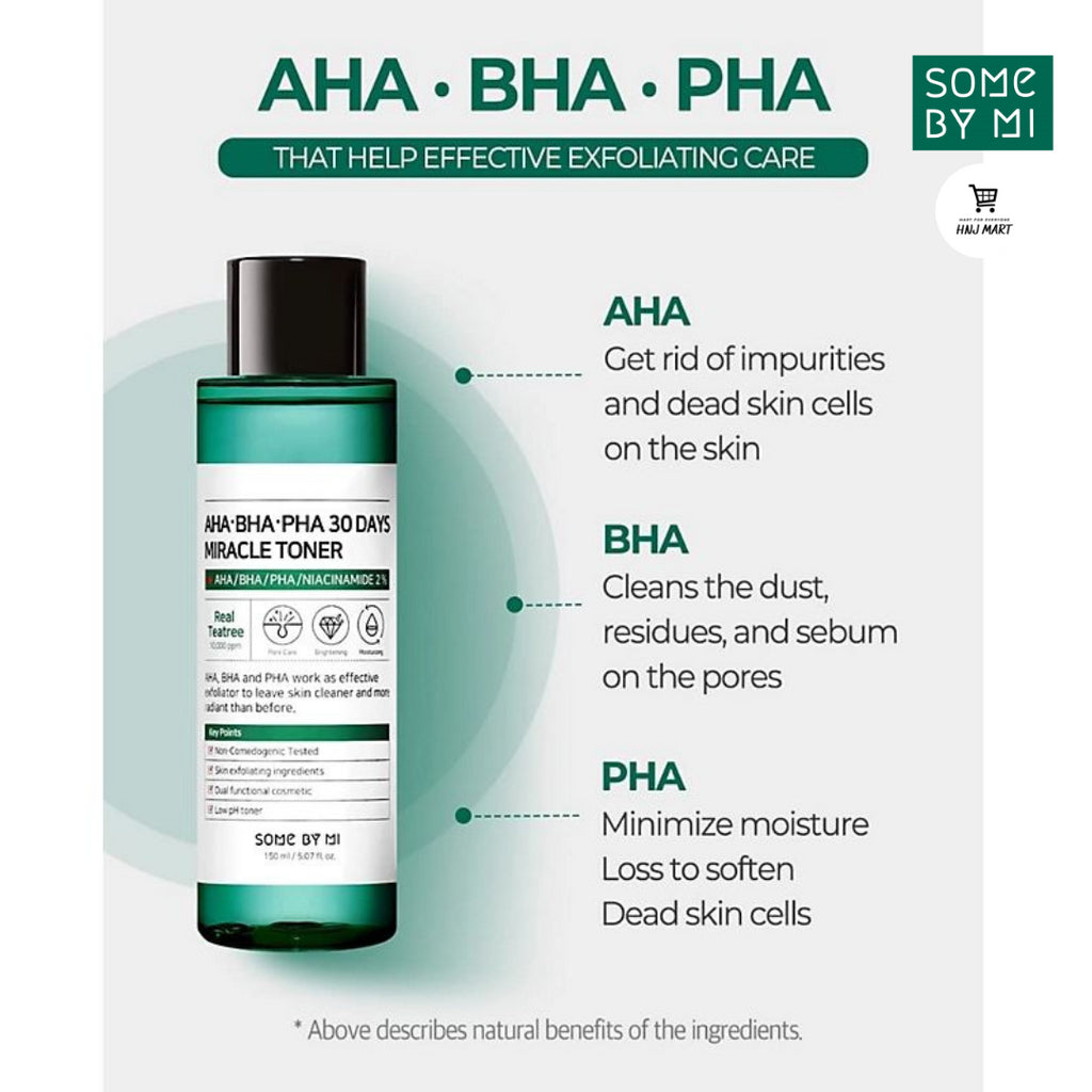 AHA BHA PHA 30 Days Miracle Toner