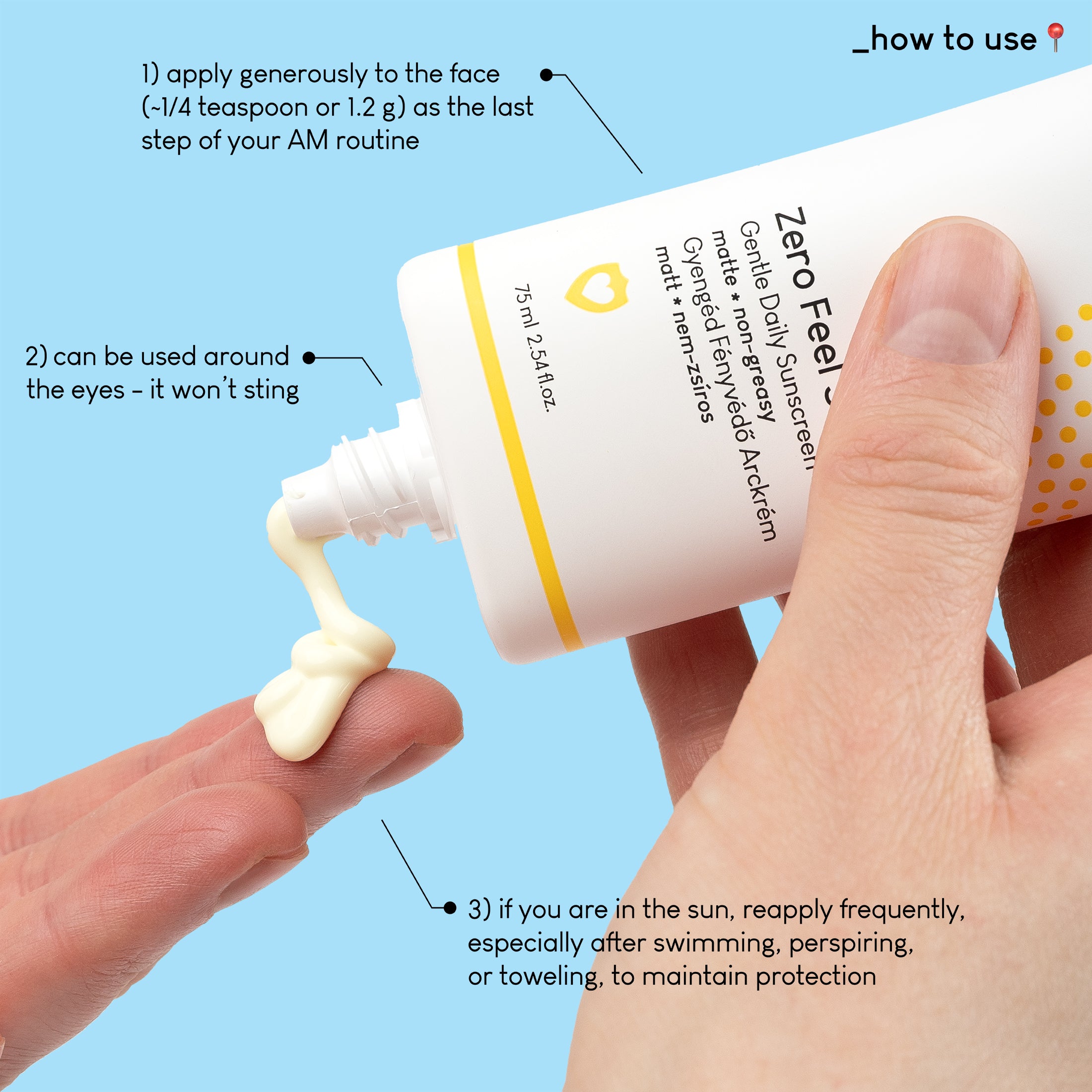 Zero Feel Sunscreen SPF50