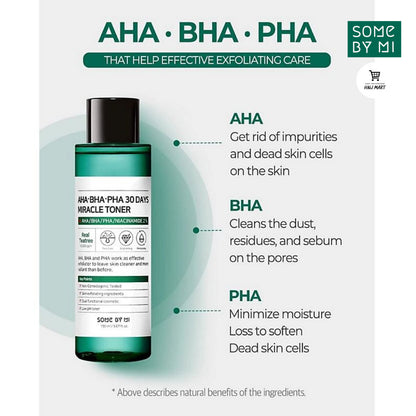 AHA BHA PHA 30 Days Miracle Toner