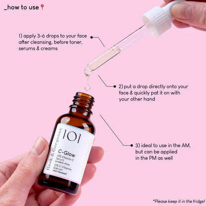 C-Glow 15% Vitamin C E Ferulic Acid Serum