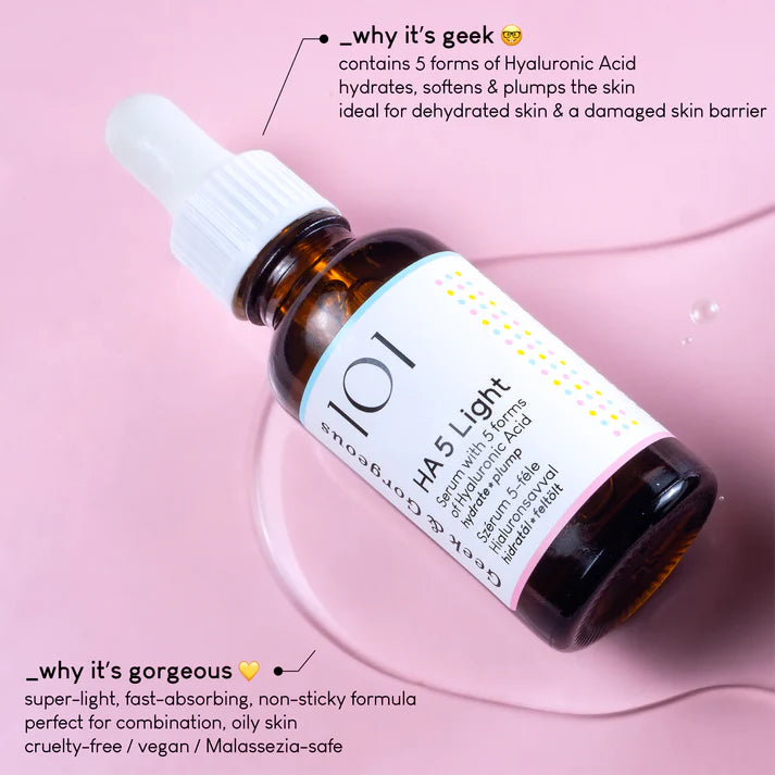 HA 5 Light Serum with 5 Forms of Hyaluronic Acid