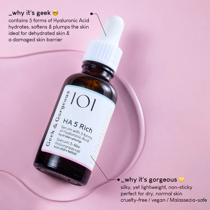 HA 5 Rich Serum with 5 Forms of Hyaluronic Acid
