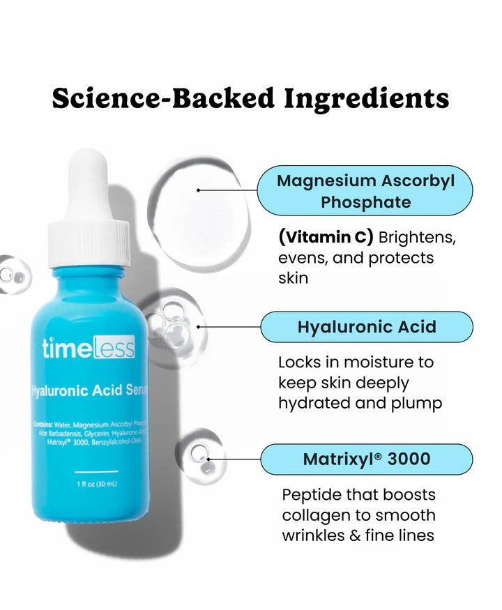 Vitamin C + Peptides + Hyaluronic Acid Serum