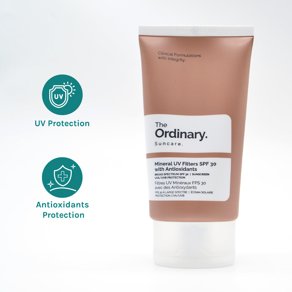 Mineral UV Filters SPF 30 with Antioxidants