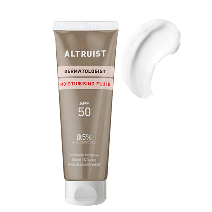 Moisturizing Fluid SPF50 with 0.5% Hyaluronic Acid