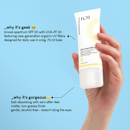 Zero Feel Sunscreen SPF50