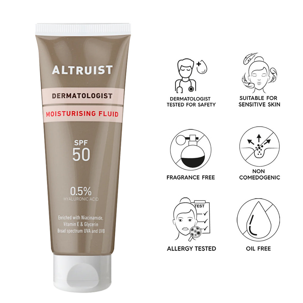 Moisturizing Fluid SPF50 with 0.5% Hyaluronic Acid