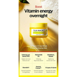 Yuja Niacin 30 days Miracle Brightening Sleeping Mask